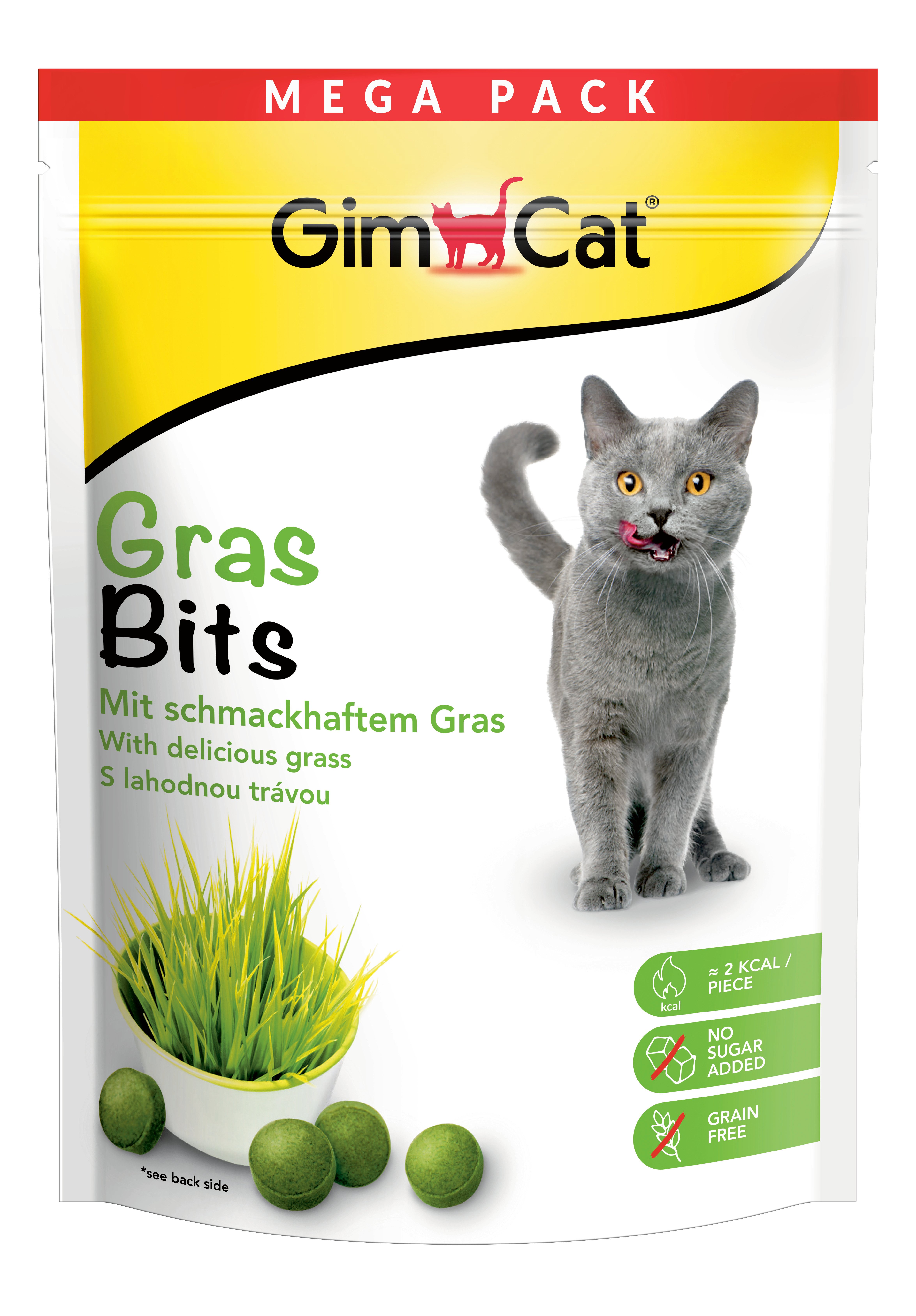 Gimcat Grasbits Kedi Ödül Tableti 425 gr - Mega Boy