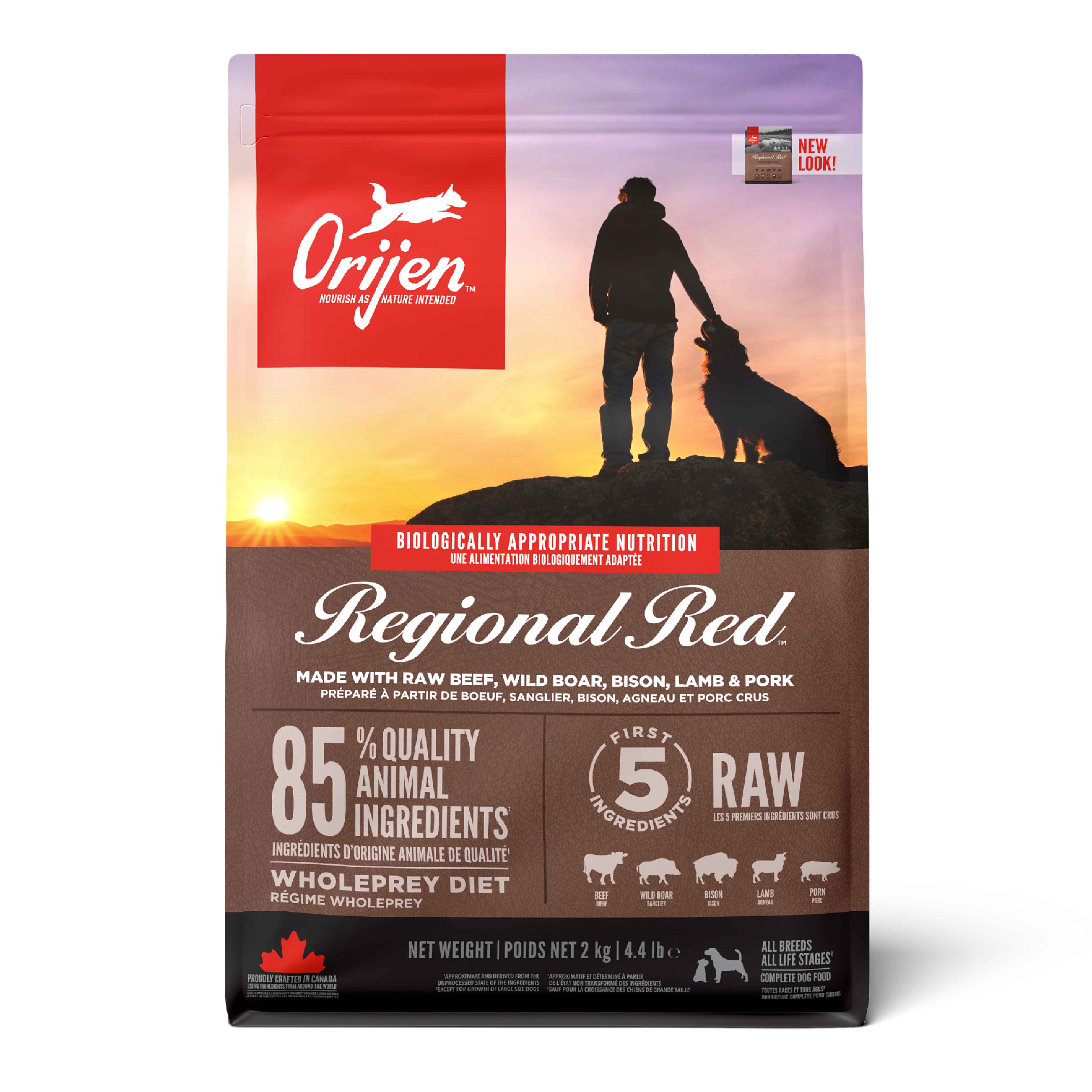 ORIJEN Regional Red Köpek Maması 2kg - Tüm ırk ve yaşam evreleri için