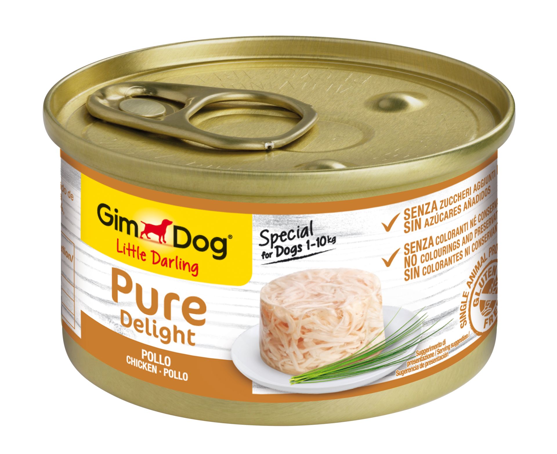 GimDog Little Darling Pure Delight Konserve Köpek Maması - Tavuklu 85gr