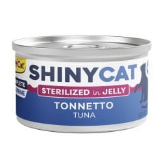 Gimcat Konserve Kedi Maması Shinycat Jelly (Jöle içinde) Sterilized Tuna 70 gr - Ton Balığı Kısırlaştırılmış kediler için