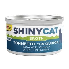 Gimcat Konserve Kedi Maması Shinycat Broth (Sos içinde) Tuna with Quinoa 70 gr - Kinoalı Ton Balığı