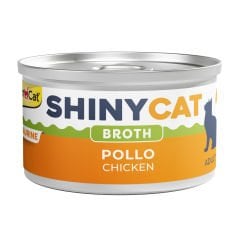 Gimcat Konserve Kedi Maması Shinycat Broth (Sos içinde) Chicken 70 gr - Tavuk