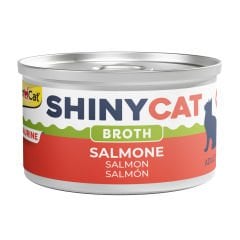 Gimcat Konserve Kedi Maması Shinycat Broth (Sos içinde) Salmon 70 gr - Somon Balığı