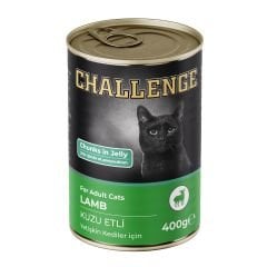 Challenge Kuzu Etli Yetişkin Kedi Konservesi 400 gr
