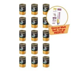 Challenge Tavuklu Yetişkin Köpek Konservesi 400 gr (15 Adet)+ GimCat Malt Soft Extra 100 gr Hediye!
