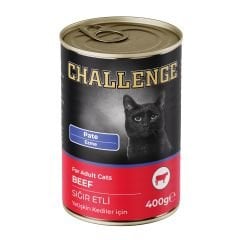 Challenge Pate Sığır Etli Yetişkin Kedi Konservesi 400 gr