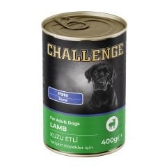Challenge Pate Kuzu Etli Yetişkin Köpek Konservesi 400 gr