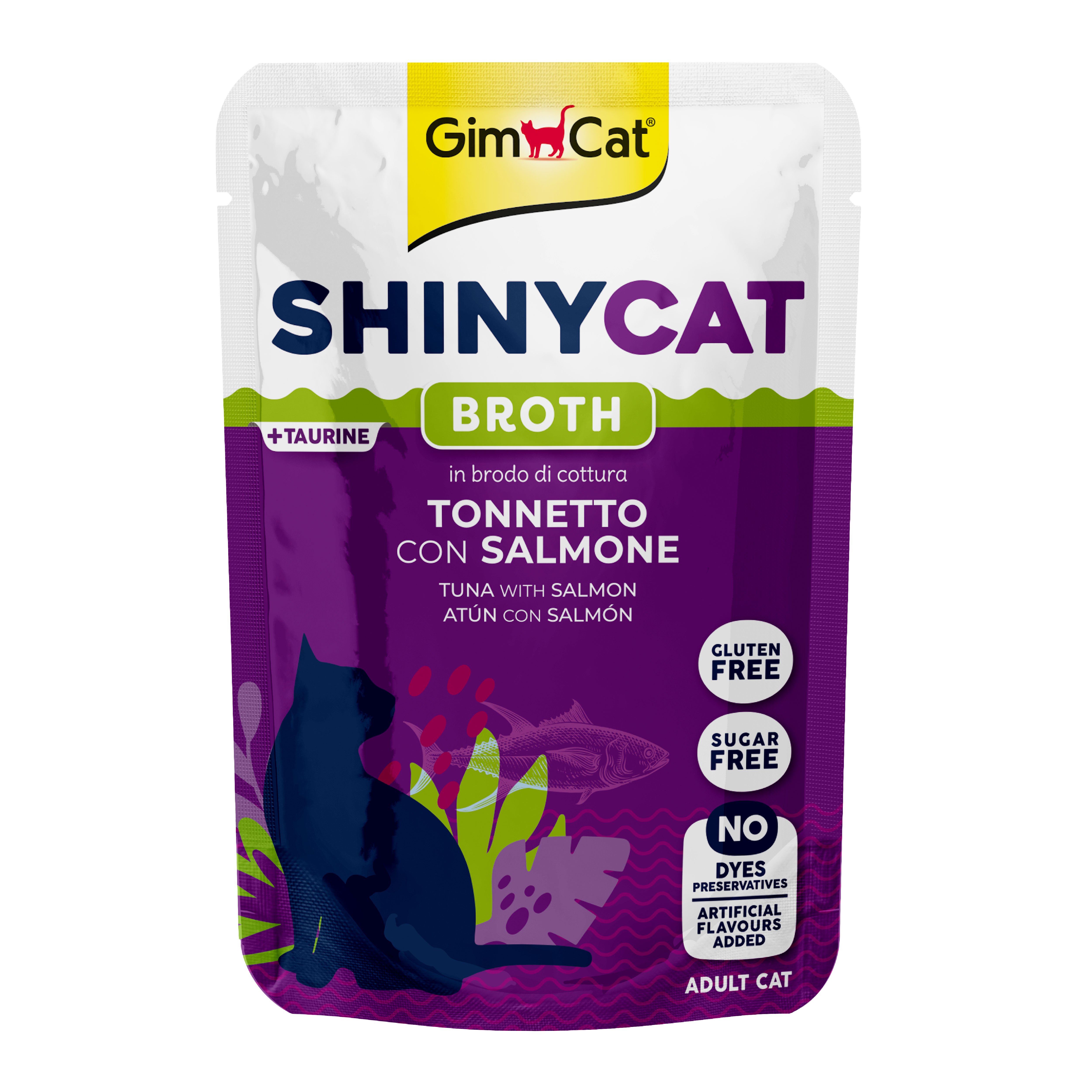 Gimcat Shinycat Pouch Tuna with Salmon 70 gr - Ton Balığı Somon