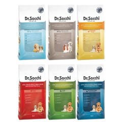 Dr.sacchi Köpek Maması Mix 12 kg (6 çeşit 10'ar adet=60 adet)