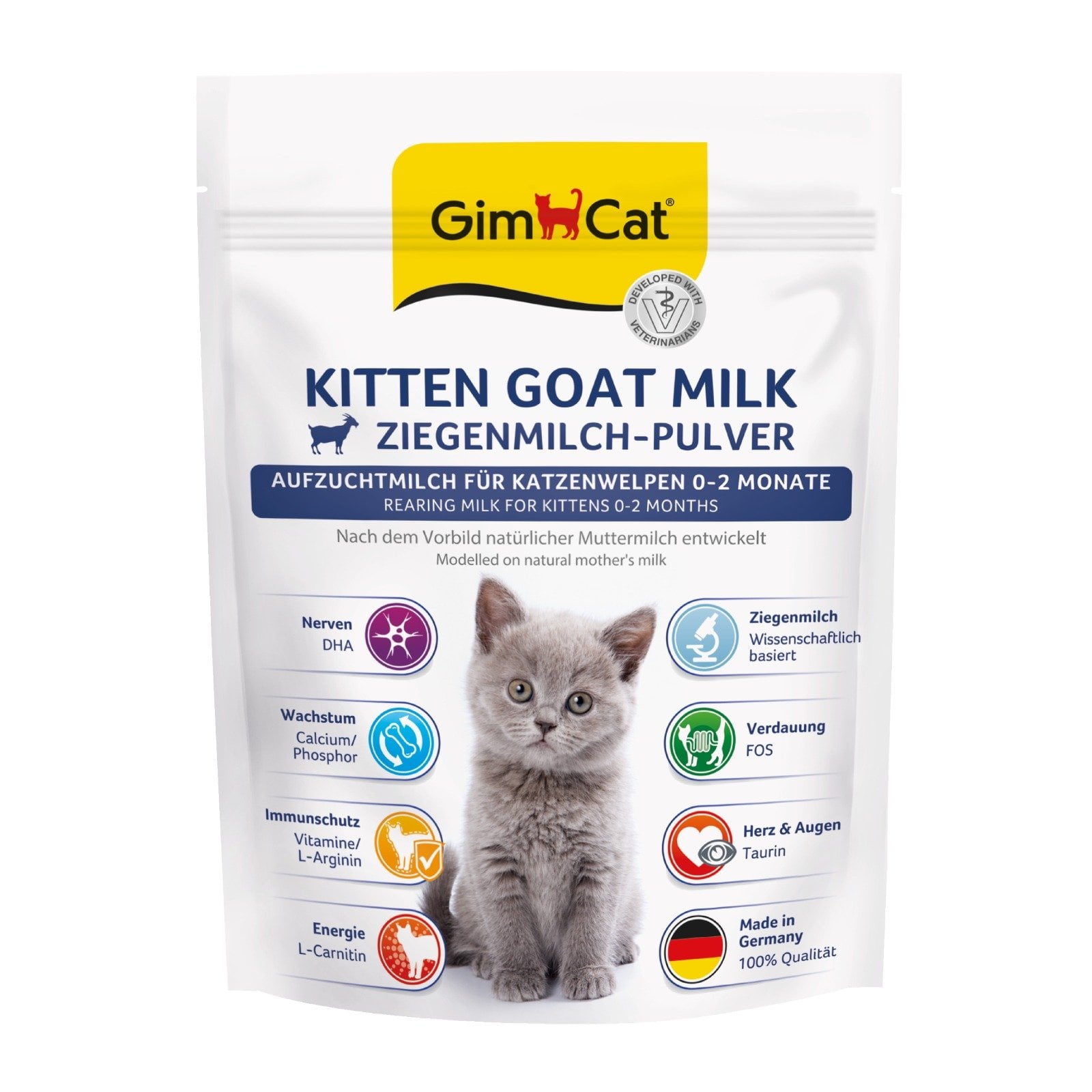 GimCat Kitten Goat Milk Keçi Süt Tozu 200 Gr