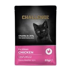Challenge Tavuklu Yavru Kedi Pouch 85 gr