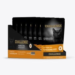 Challenge Tavuklu Ciğerli Yetişkin Kedi Pouch 85 gr