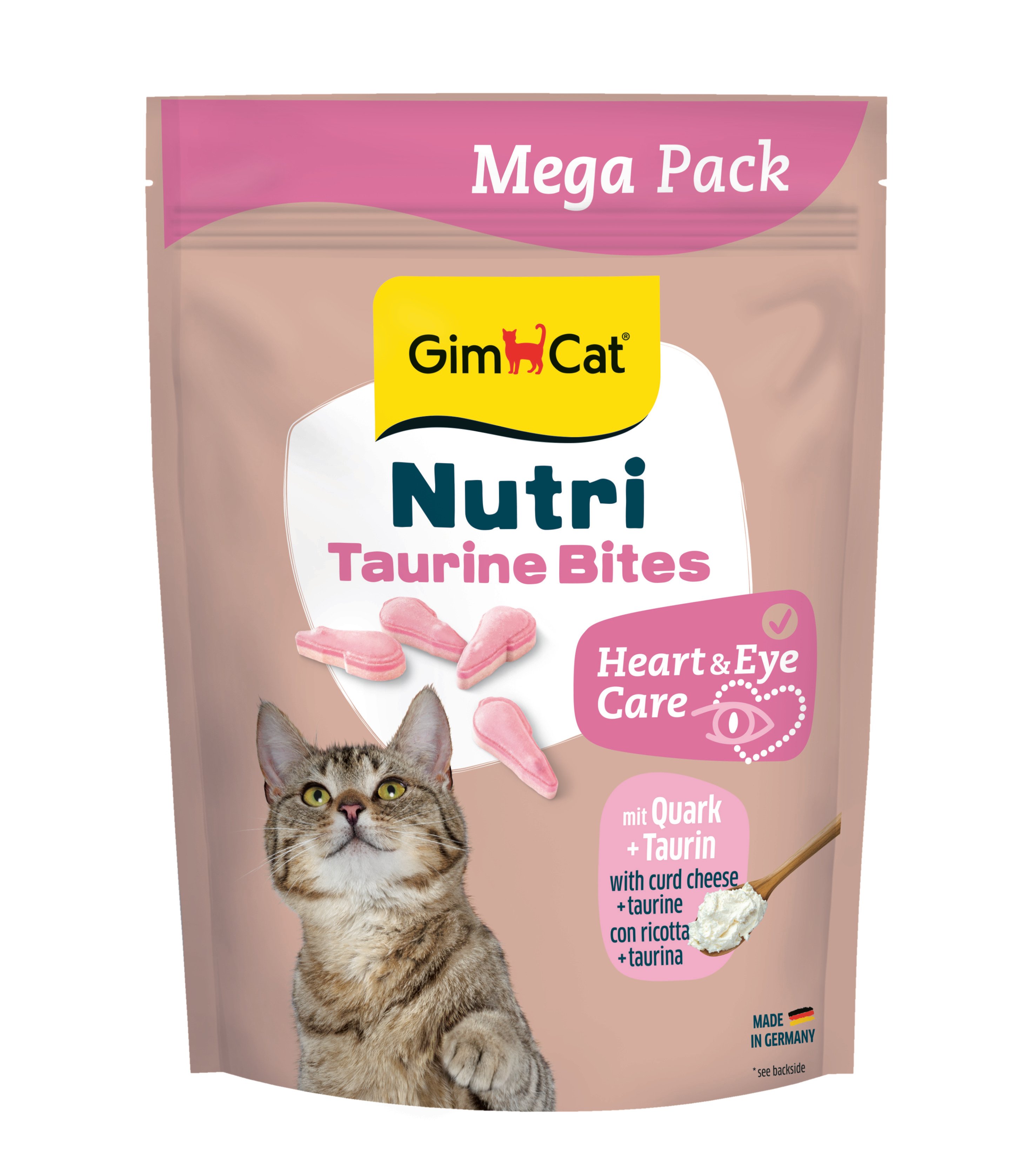 Gimcat Nutri Taurinli Lor Peynirli Kedi Ödülü 425 gr - Mega Boy - Kalp ve Göz Bakımı