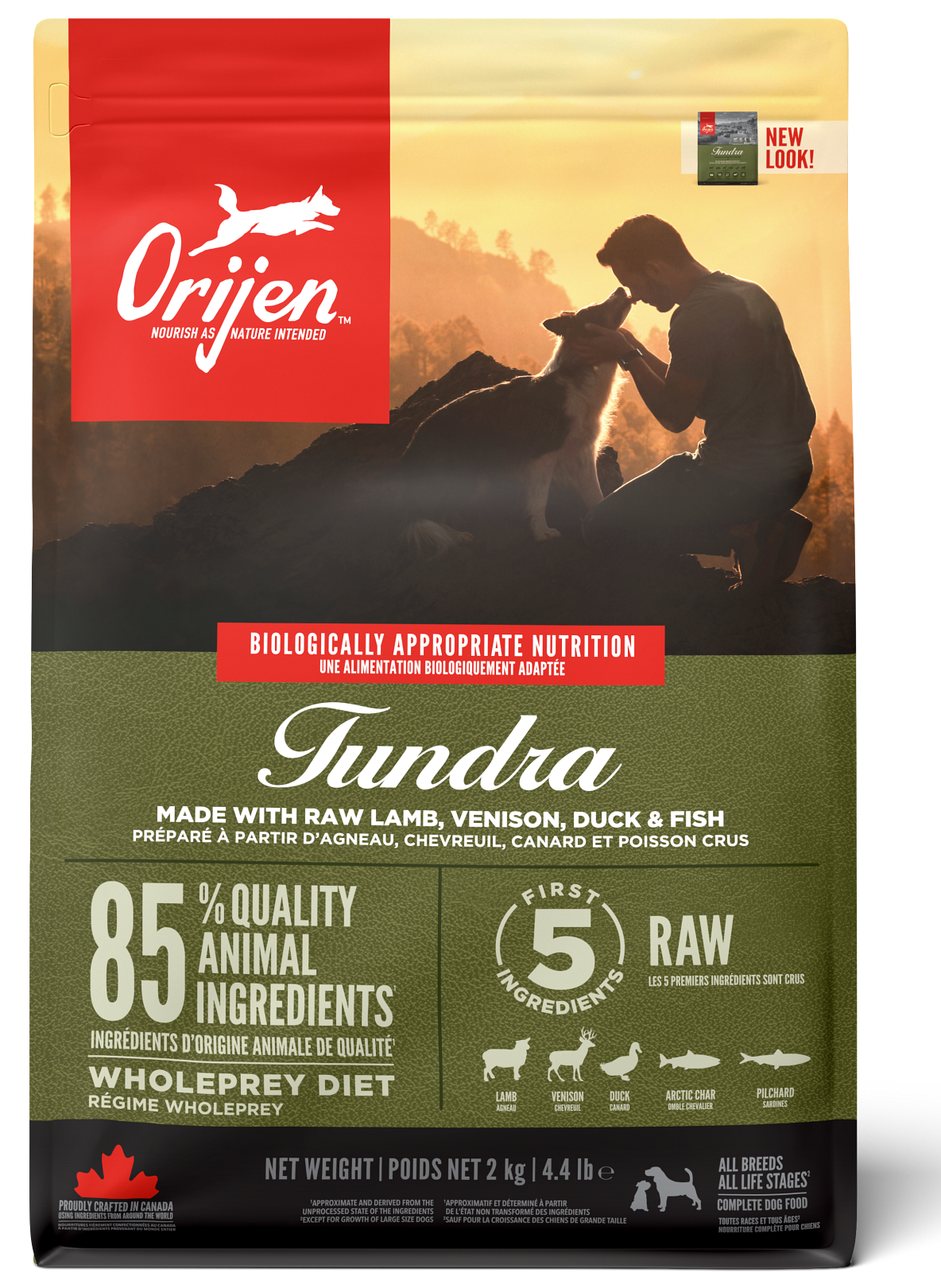 ORIJEN Tundra Köpek Maması 2kg - Tüm ırk ve yaşam evreleri için