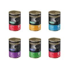 Challenge Köpek Konserve Karışık 400gr Palet (1728 adet= 1 Palet)