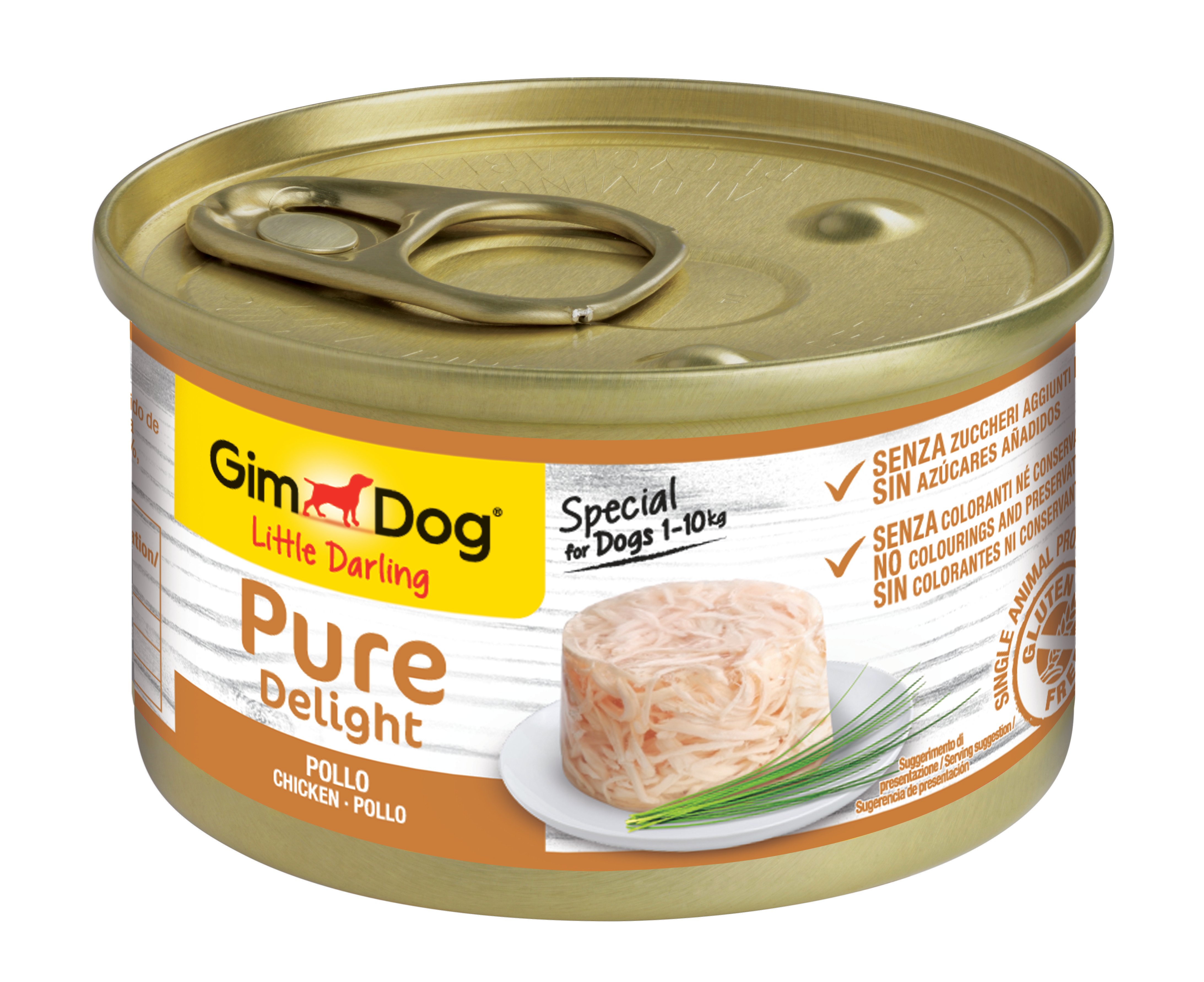 GimDog Little Darling Pure Delight Konserve Köpek Maması - Tavuklu 150gr