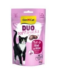 GimCat Duo Soft Snacks Beef with Cheese Kedi Ödülü 50 Gr