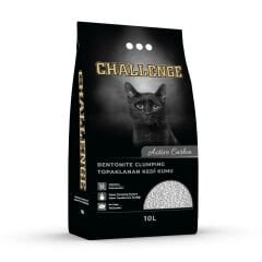 Challenge Aktif Karbonlu Bentonit Kedi Kumu 10 Lt+ GimCat Malt Soft Extra 20 gr Hediye!
