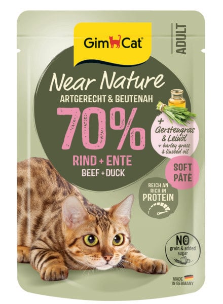 Gimcat Near Nature Sığır Etli&Ördekli 85 Gr