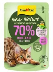 Gimcat Near Nature Sığır Etli&Ördekli 85 Gr
