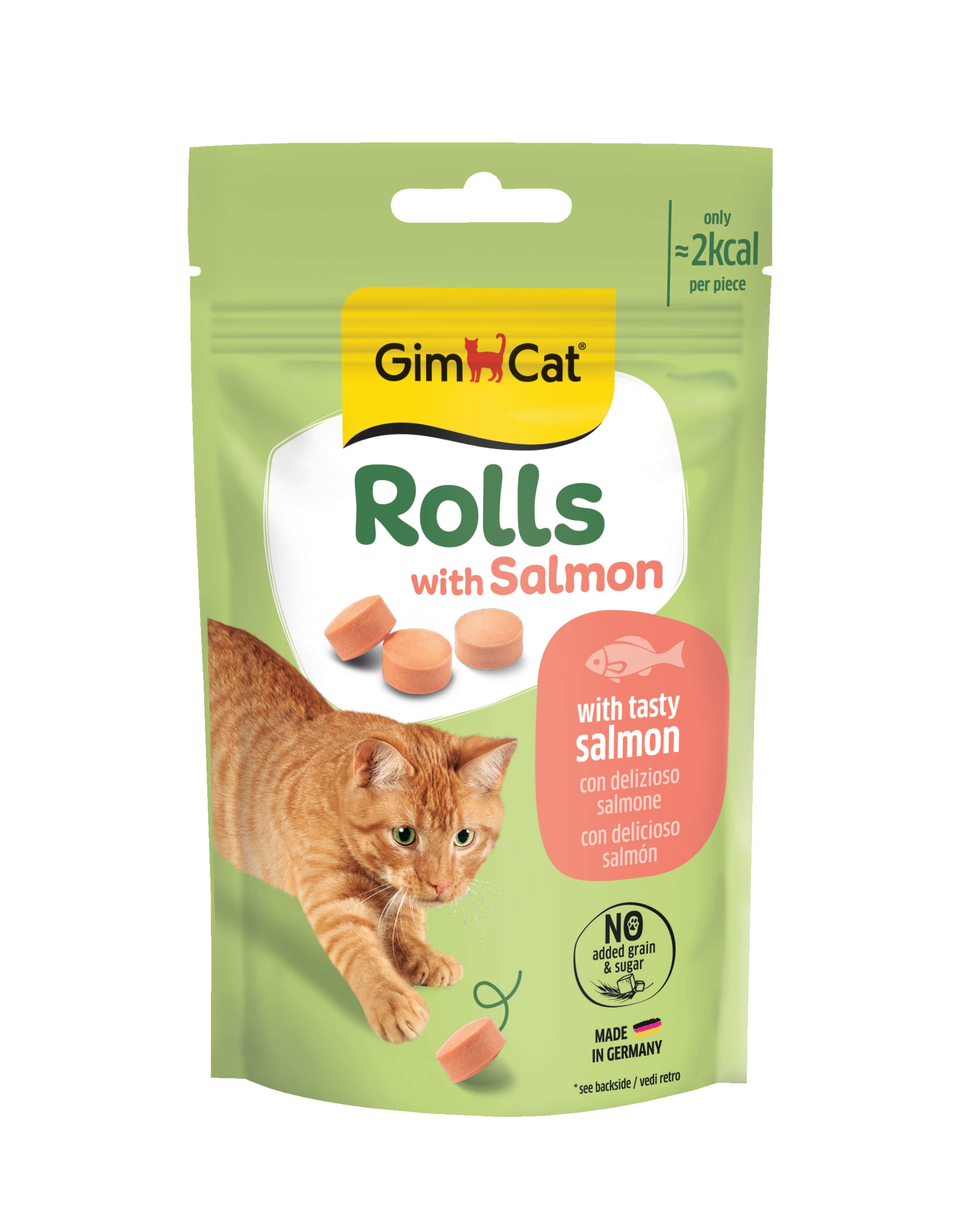 Gimcat Rolls with Salmon (Somonlu) Kedi Ödül Tableti 50 gr