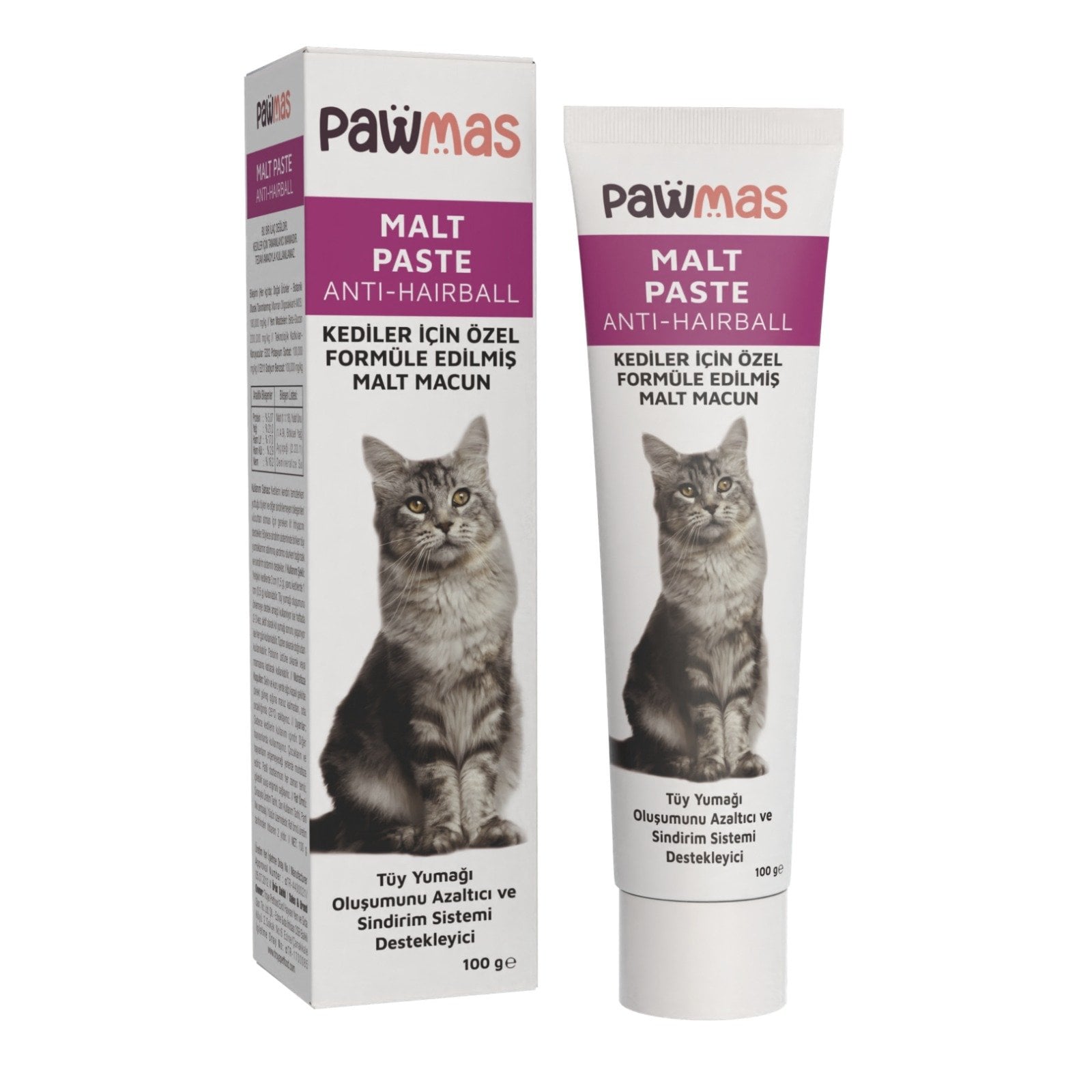 Pawmas Malt Paste (Anti-Hairball) Kedi Macunu 100 Gr