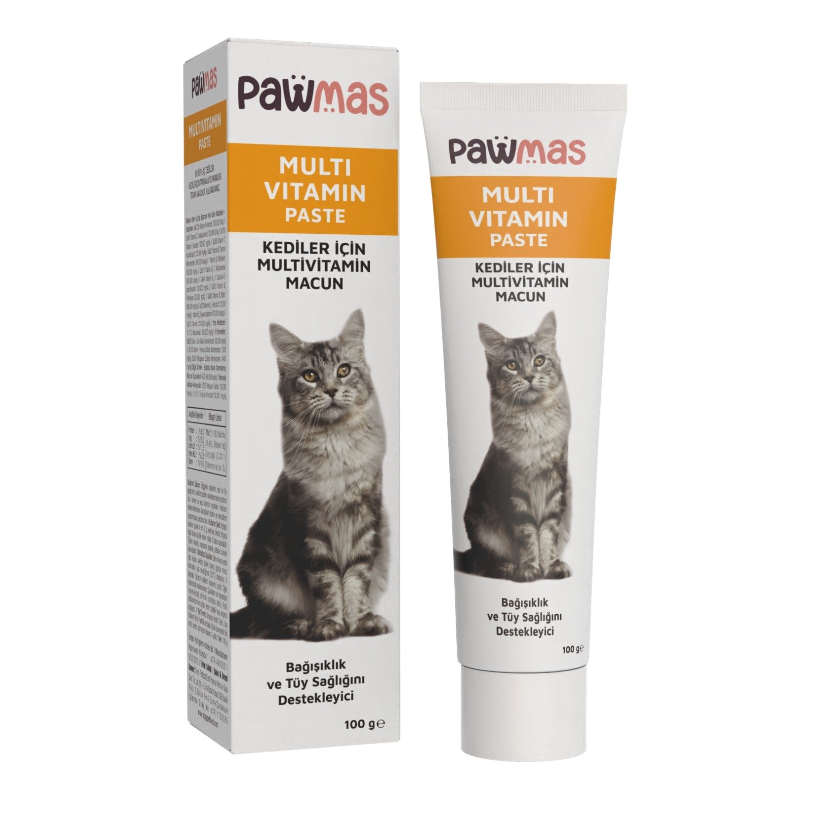 Pawmas Multivitamin Kedi Macunu 100 Gr