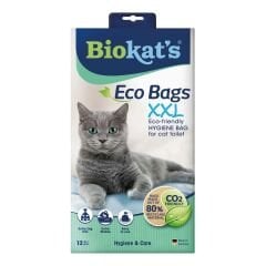 Biokats Kedi Kumu Hijyen Torbası XXL 12li