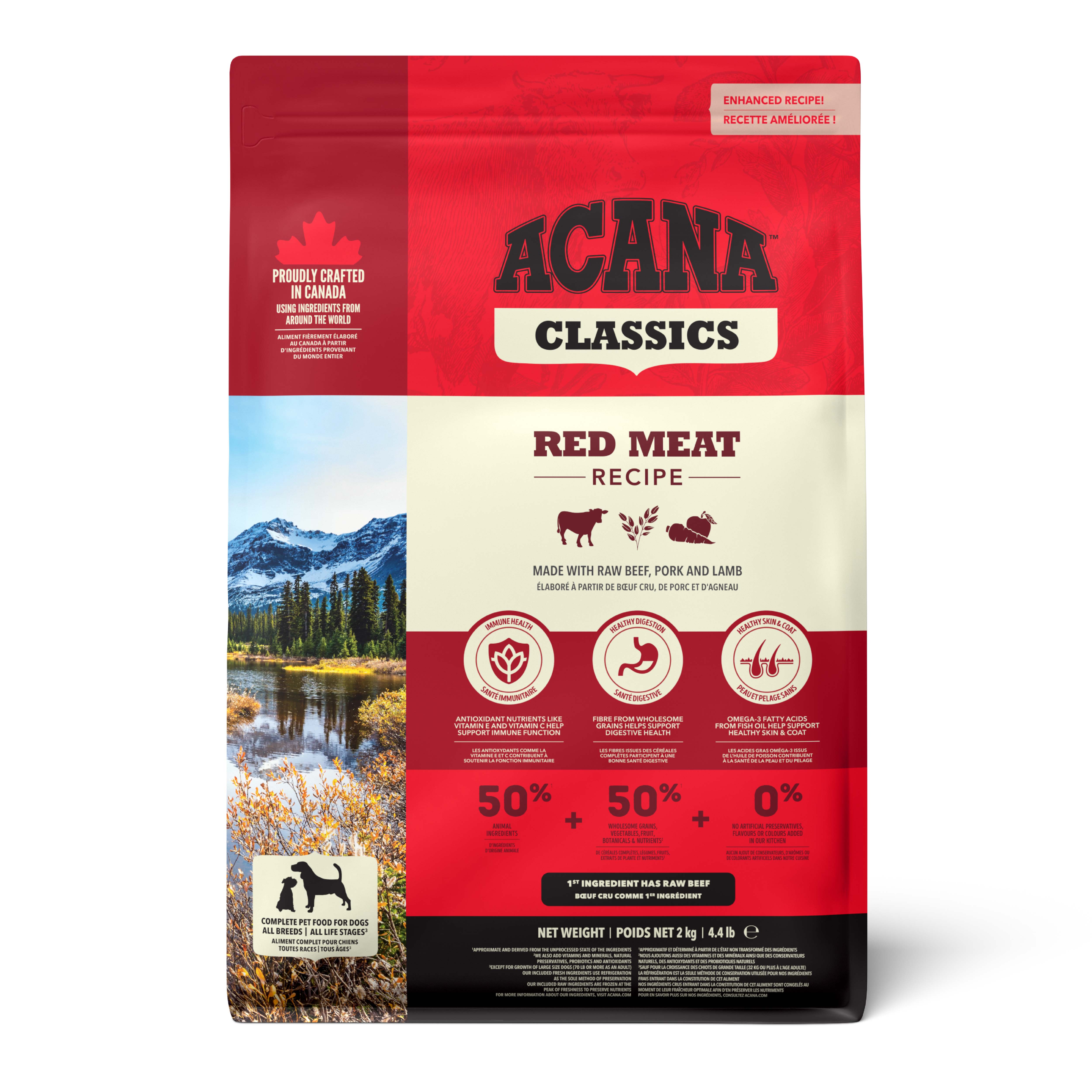 ACANA Classics - Red Meat Köpek Maması 2 kg - Tüm ırk ve yaşam evreleri için