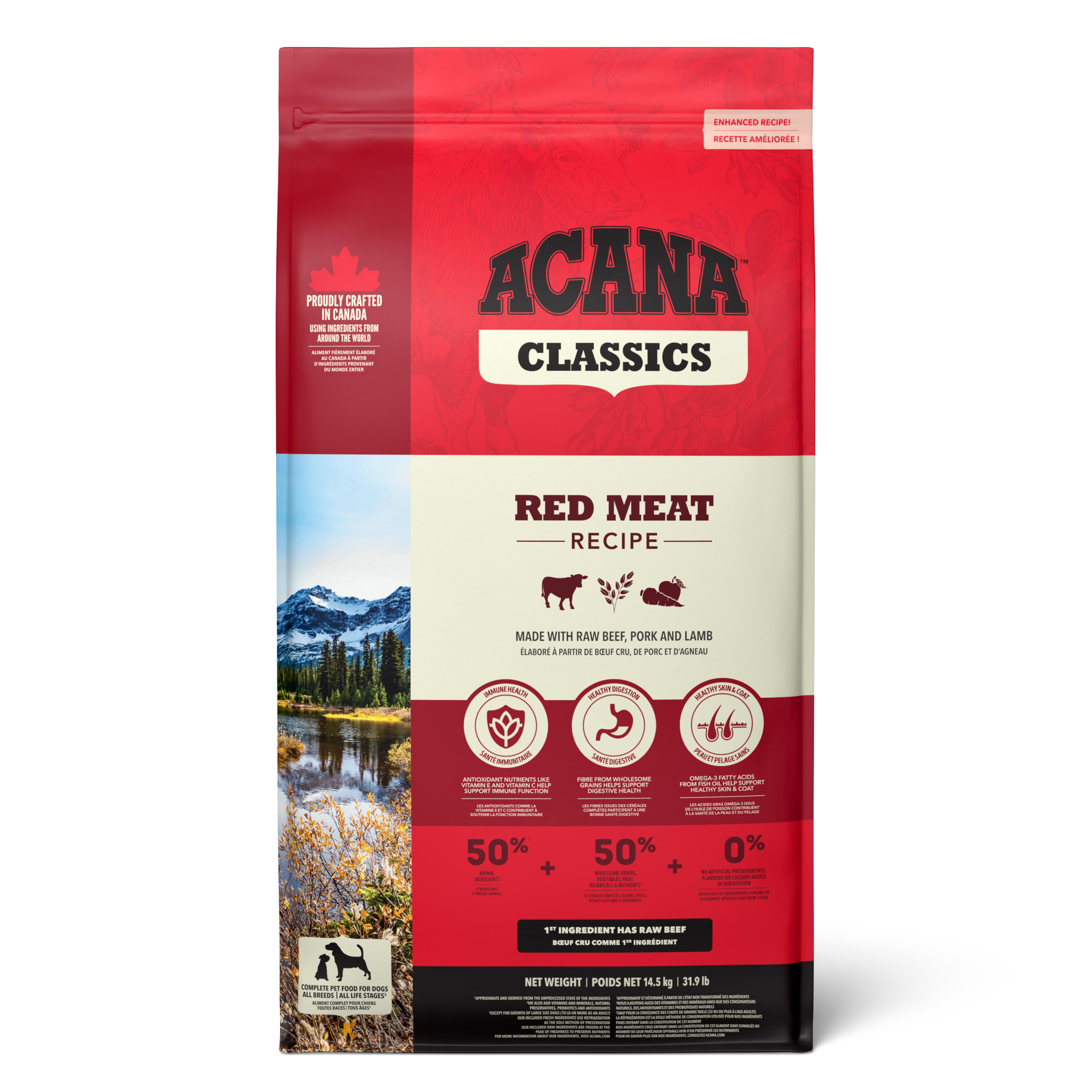 ACANA Classics -  Red Meat Köpek Maması 14,5 kg - Tüm ırk ve yaşam evreleri için