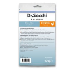 Dr.Sacchi Premium Tavuk Fileto Tahılsız Köpek Ödülü 100 Gr