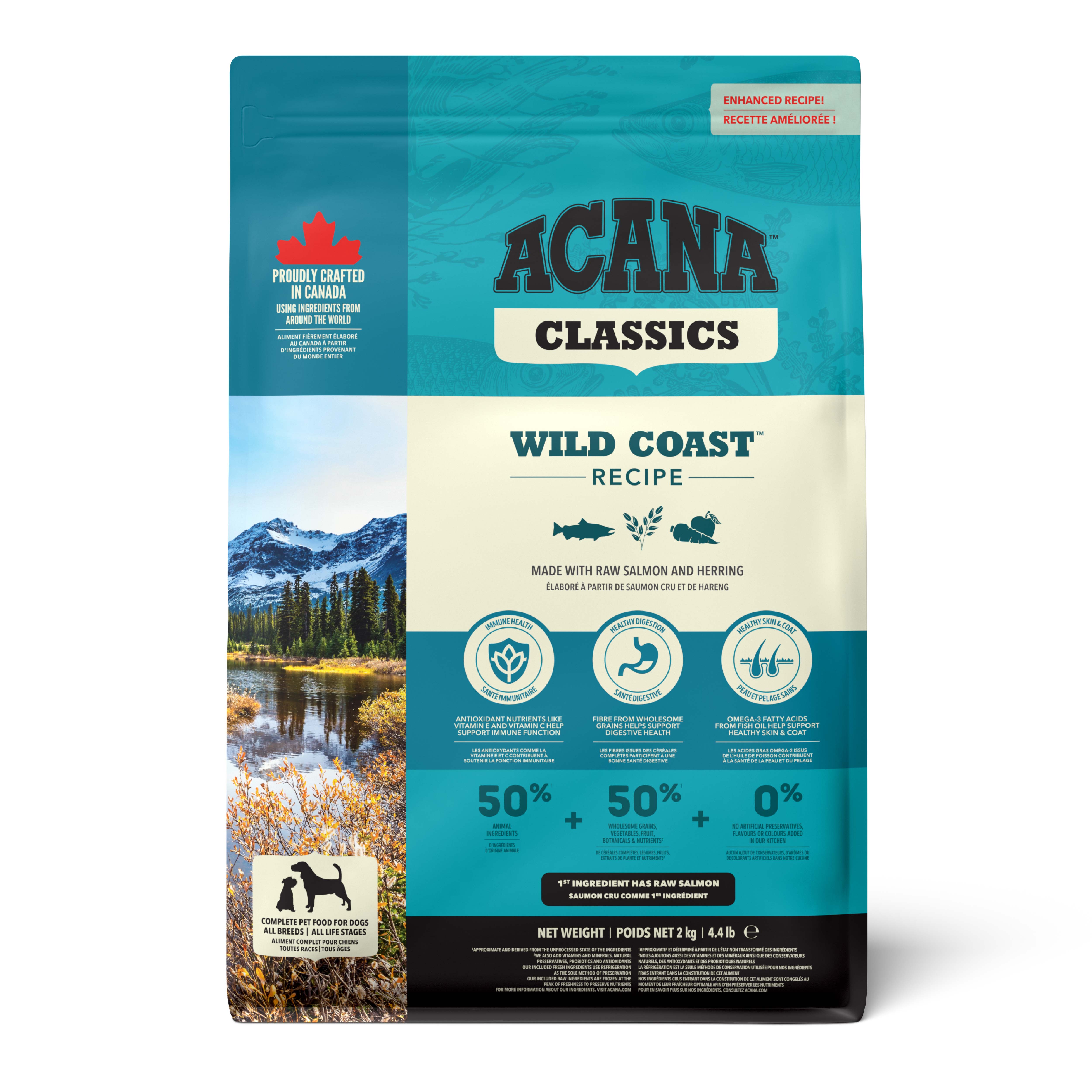 ACANA Classics -  Wild Coast Köpek Maması 2 kg - Tüm ırk ve yaşam evreleri için