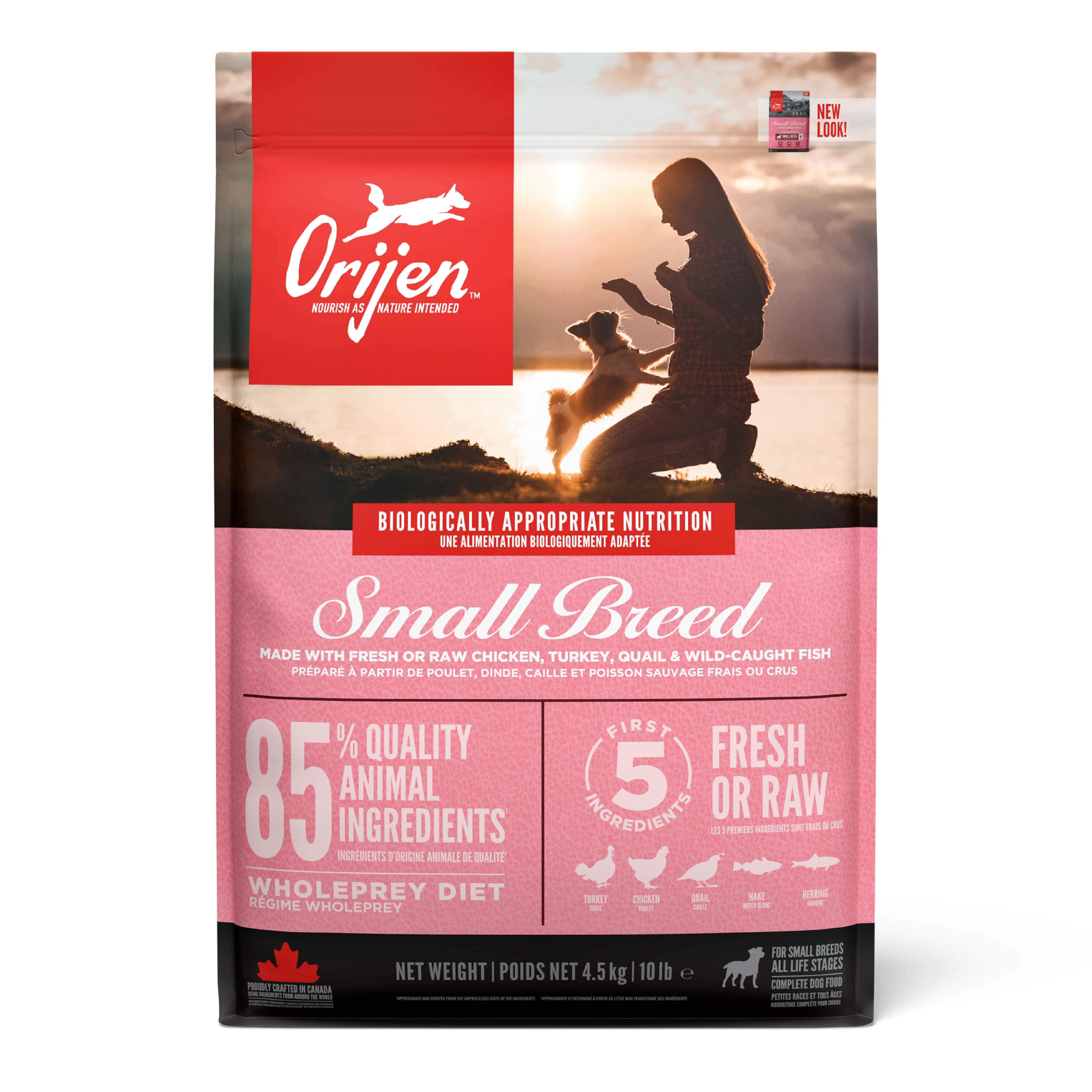 ORIJEN Small Breed Puppy & Adult Köpek Maması 4,5kg