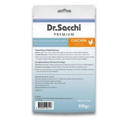 Dr.Sacchi Premium Tavuk Sargılı Çift Renkli Sığır Derisi Düğüm Kemik Tahılsız Köpek Ödülü 2“ 8'li 110 Gr