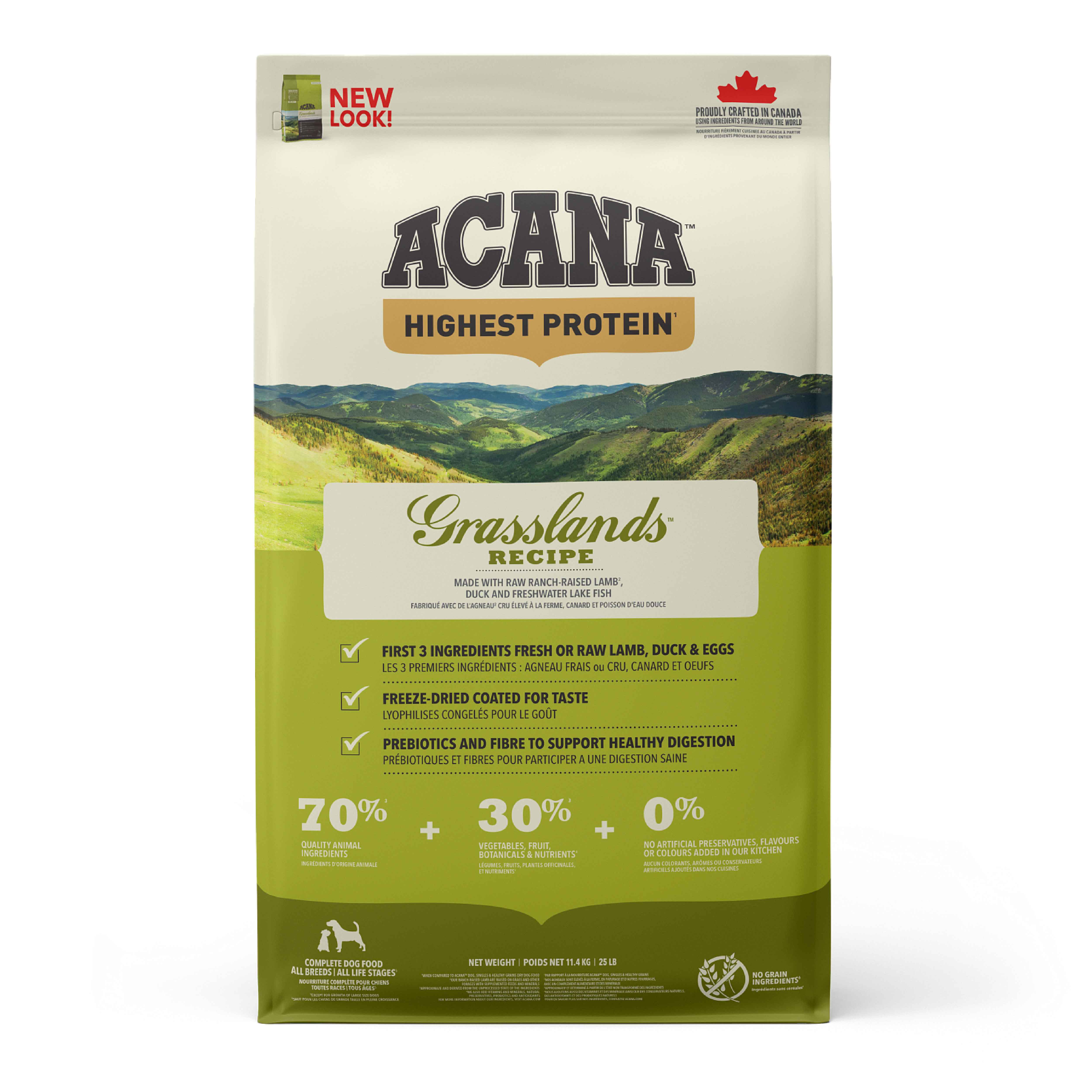 ACANA Regionals - Grasslands Köpek Maması 11,4kg - Tüm ırk ve yaşam evreleri için