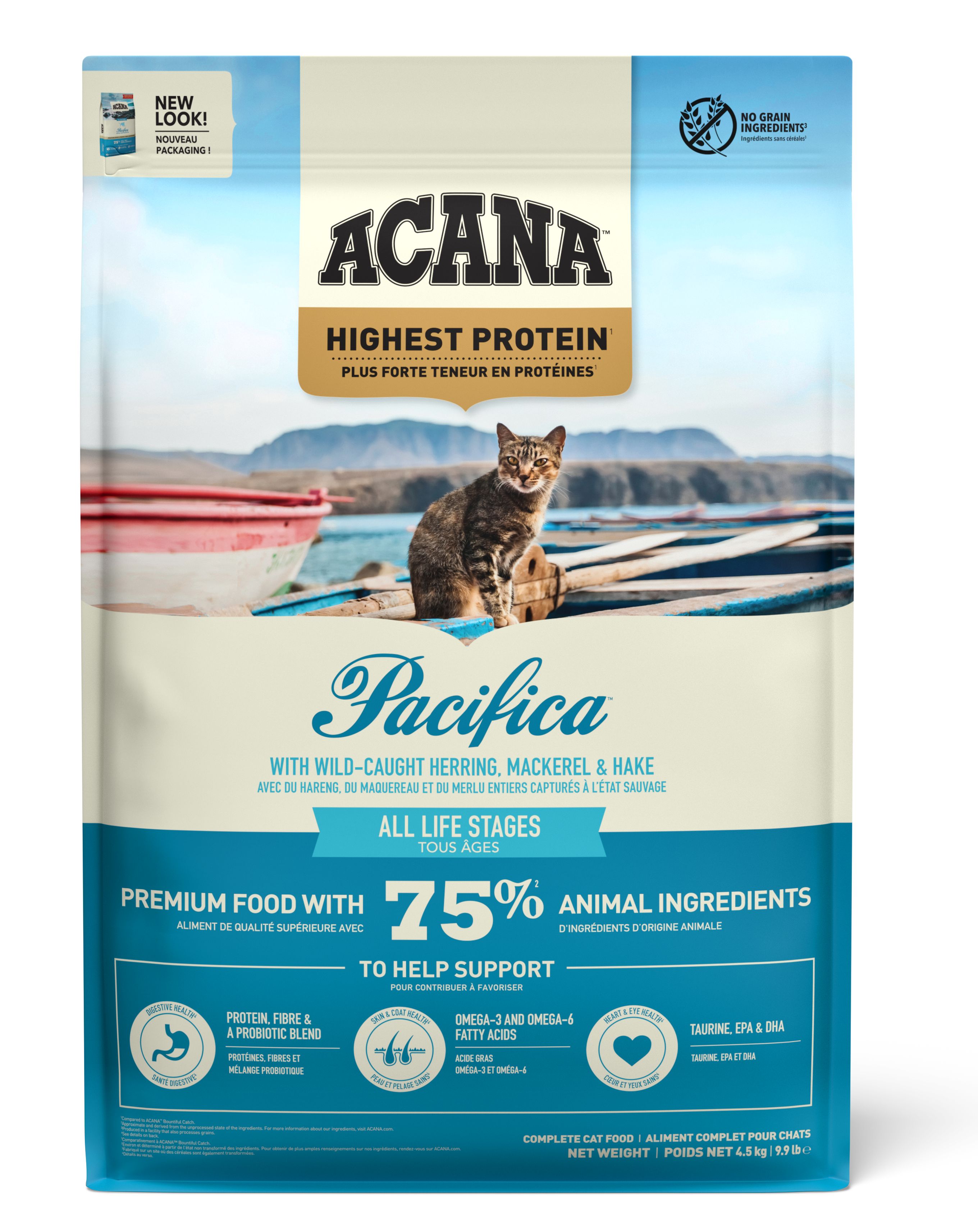 ACANA Pacifica Kedi Maması 4,5kg - Tüm ırk ve yaşam evreleri için