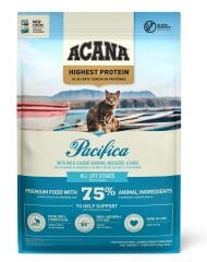Acana Highest Protein (Yüksek Protein) Pacifica Kedi Maması 4,5kg - Tüm ırk ve yaşam evreleri için