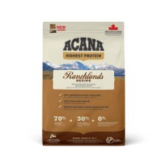 ACANA Highest Protein (Yüksek Protein)  Ranchlands Köpek Maması 2kg - Tüm ırk ve yaşam evreleri için