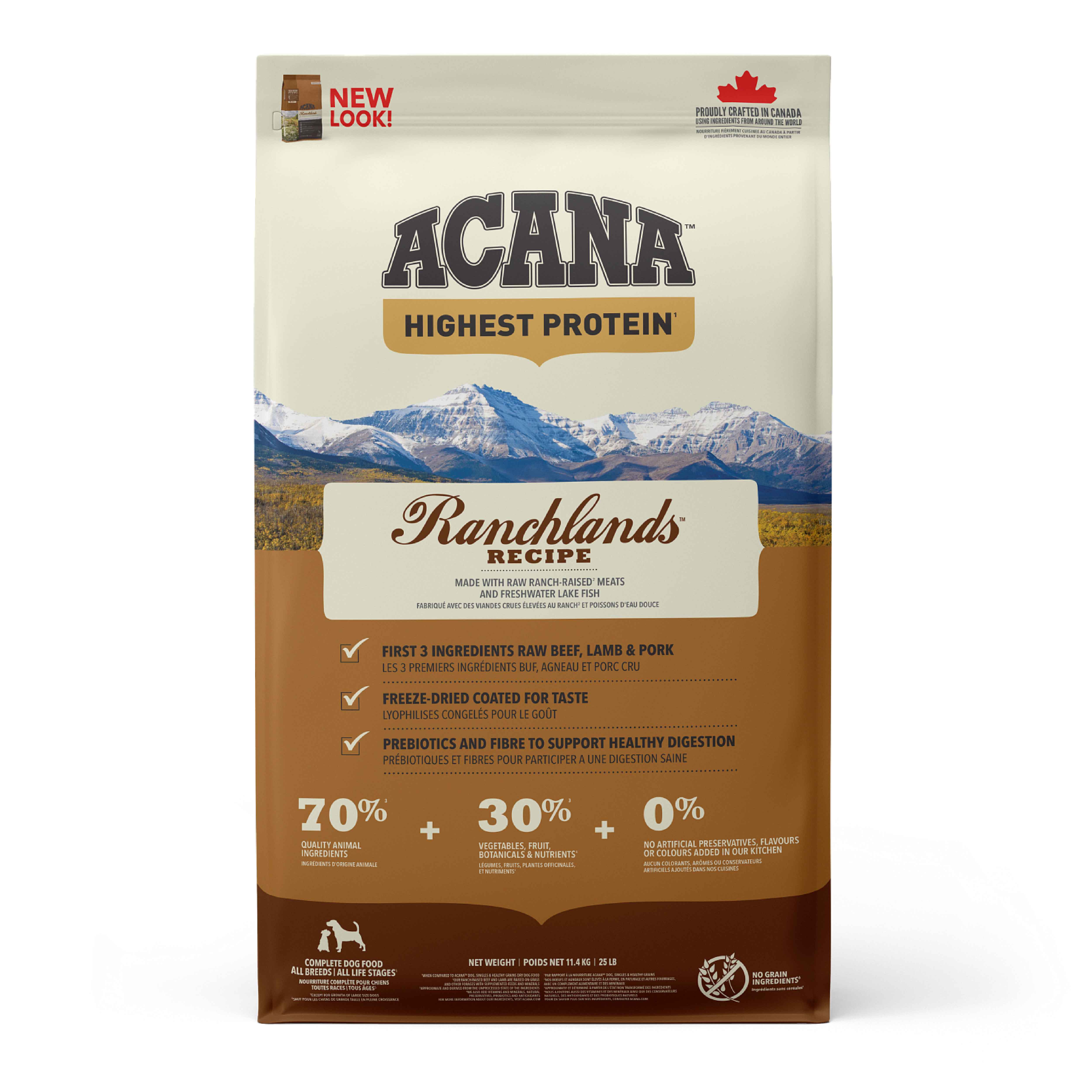 ACANA Regionals - Ranchlands Köpek Maması 11,4kg - Tüm ırk ve yaşam evreleri için