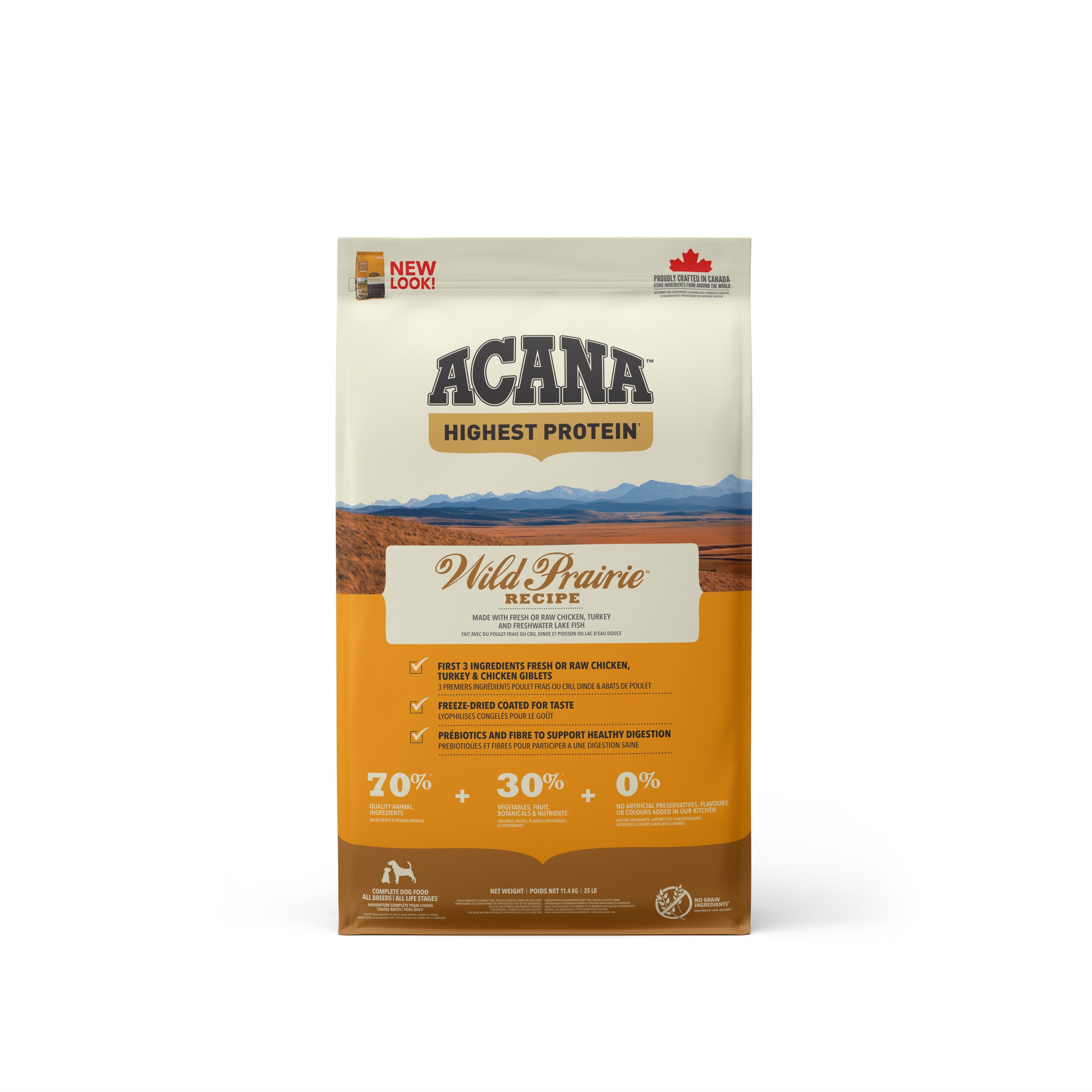 ACANA Highest Protein (Yüksek Protein) Wild Prairie Köpek Maması 11,4kg - Tüm Irk Ve Yaşam Evreleri köpek maması