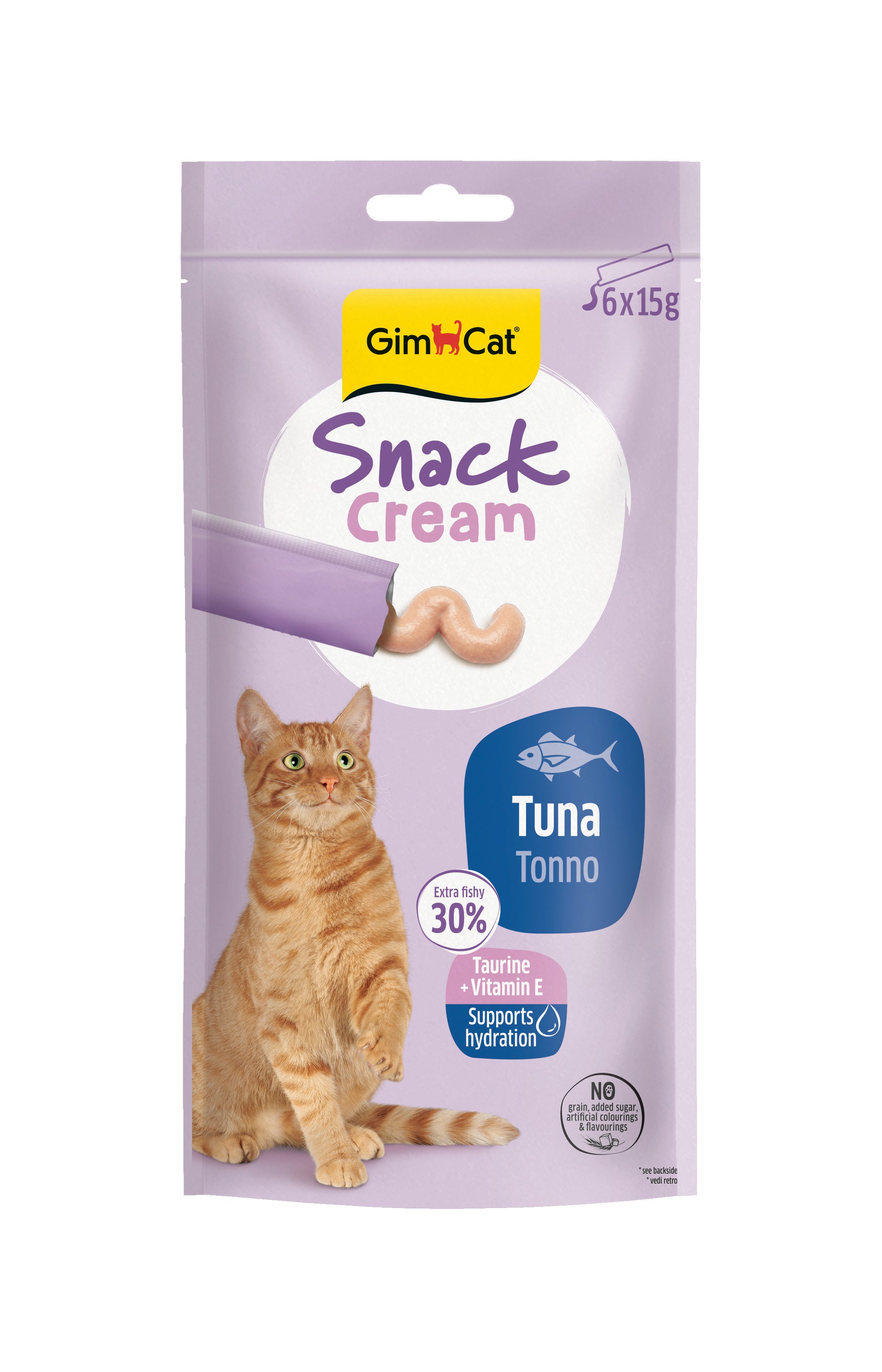 Gimcat Snack Cream Tuna Kedi Ödülü 6x15gr