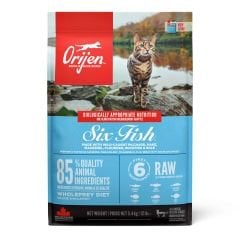 ORIJEN Six Fish Kedi Maması 5,4kg - Tüm ırk ve yaşam evreleri için