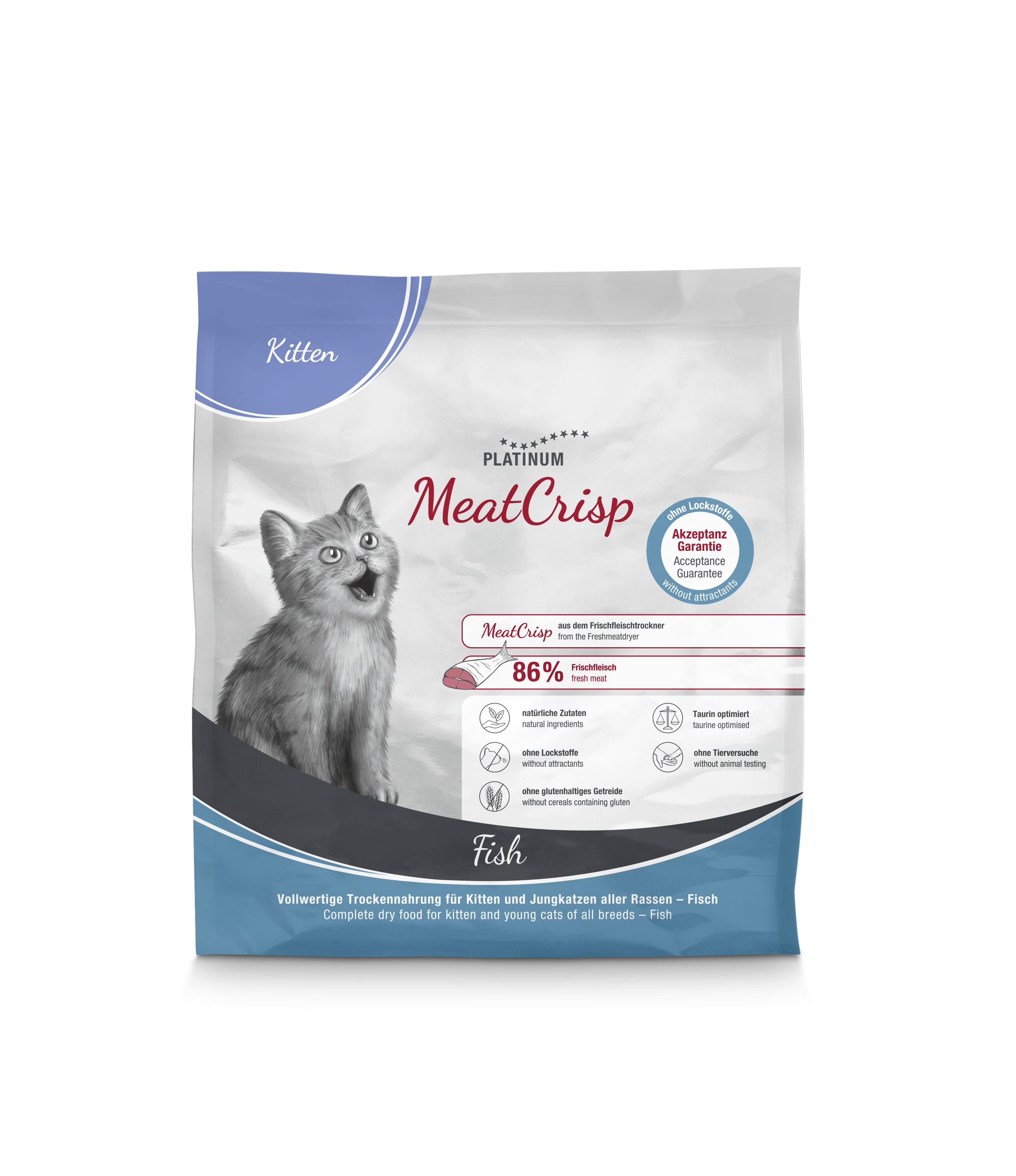 Platinum MeatCrisp Balıklı Yavru Kedi Maması 400gr