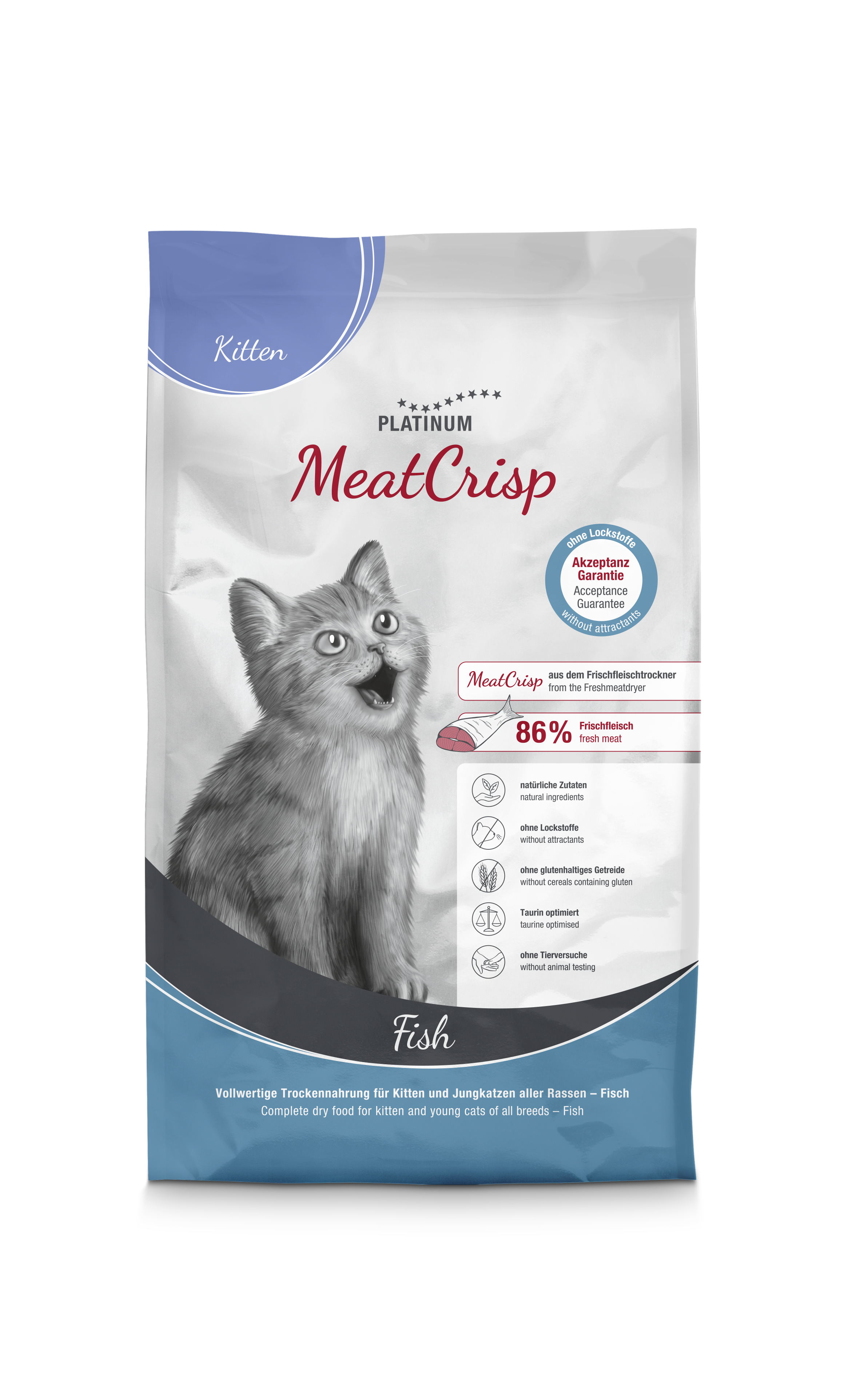 Platinum MeatCrisp Balıklı Yavru Kedi Maması 1,5kg