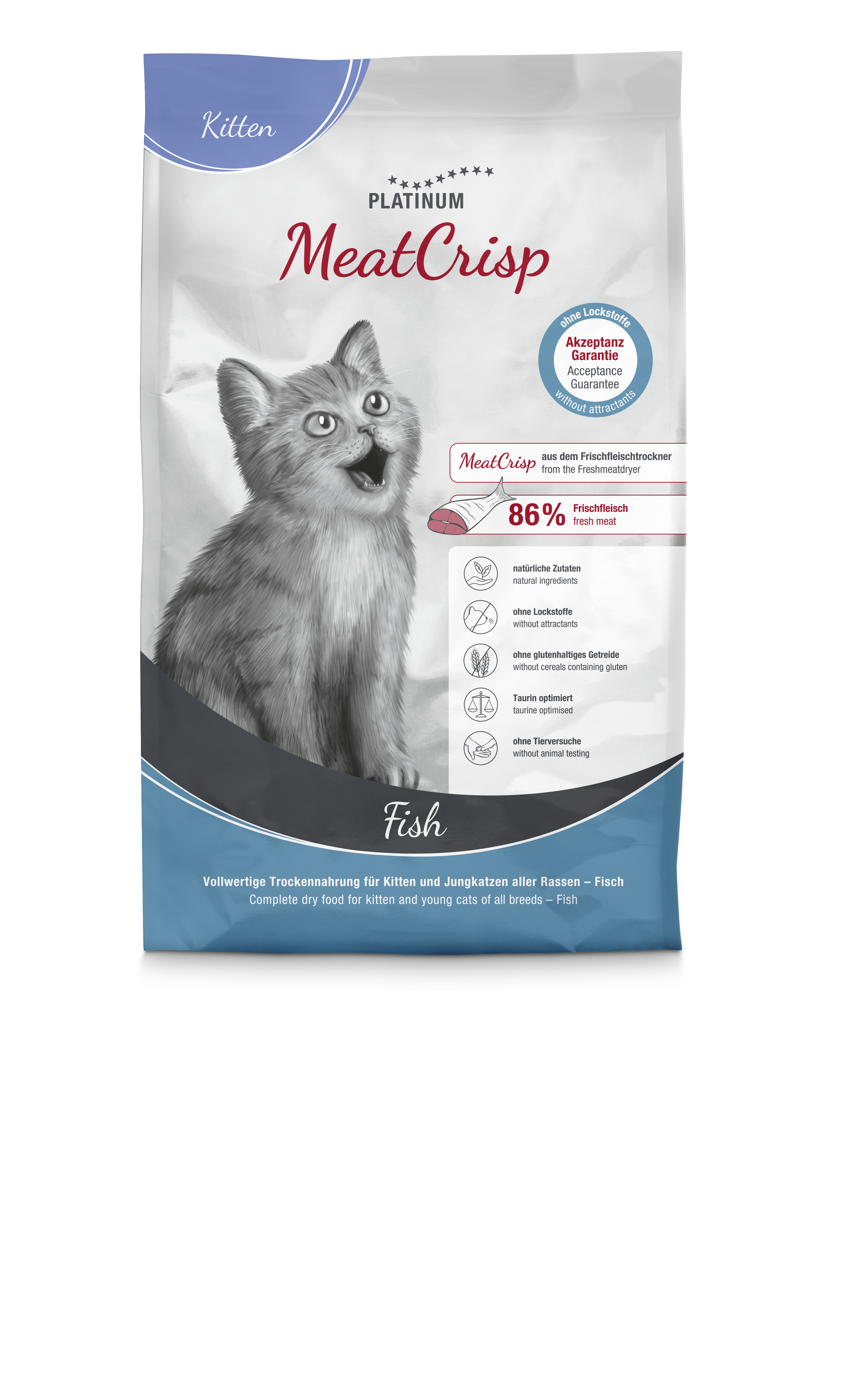 Platinum MeatCrisp Balıklı Yavru Kedi Maması 3kg