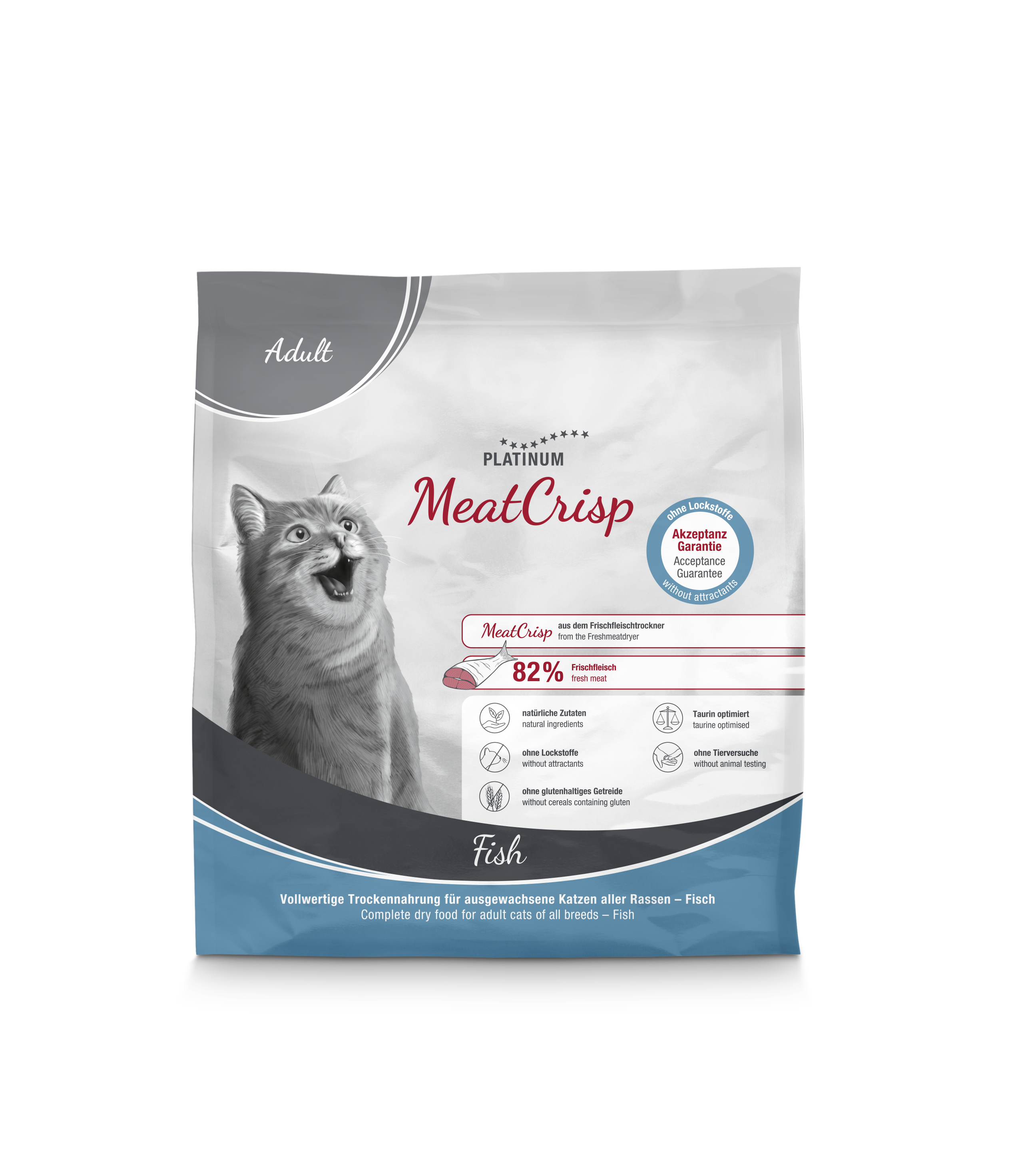 Platinum MeatCrisp Balıklı Yetişkin Kedi Maması 400gr