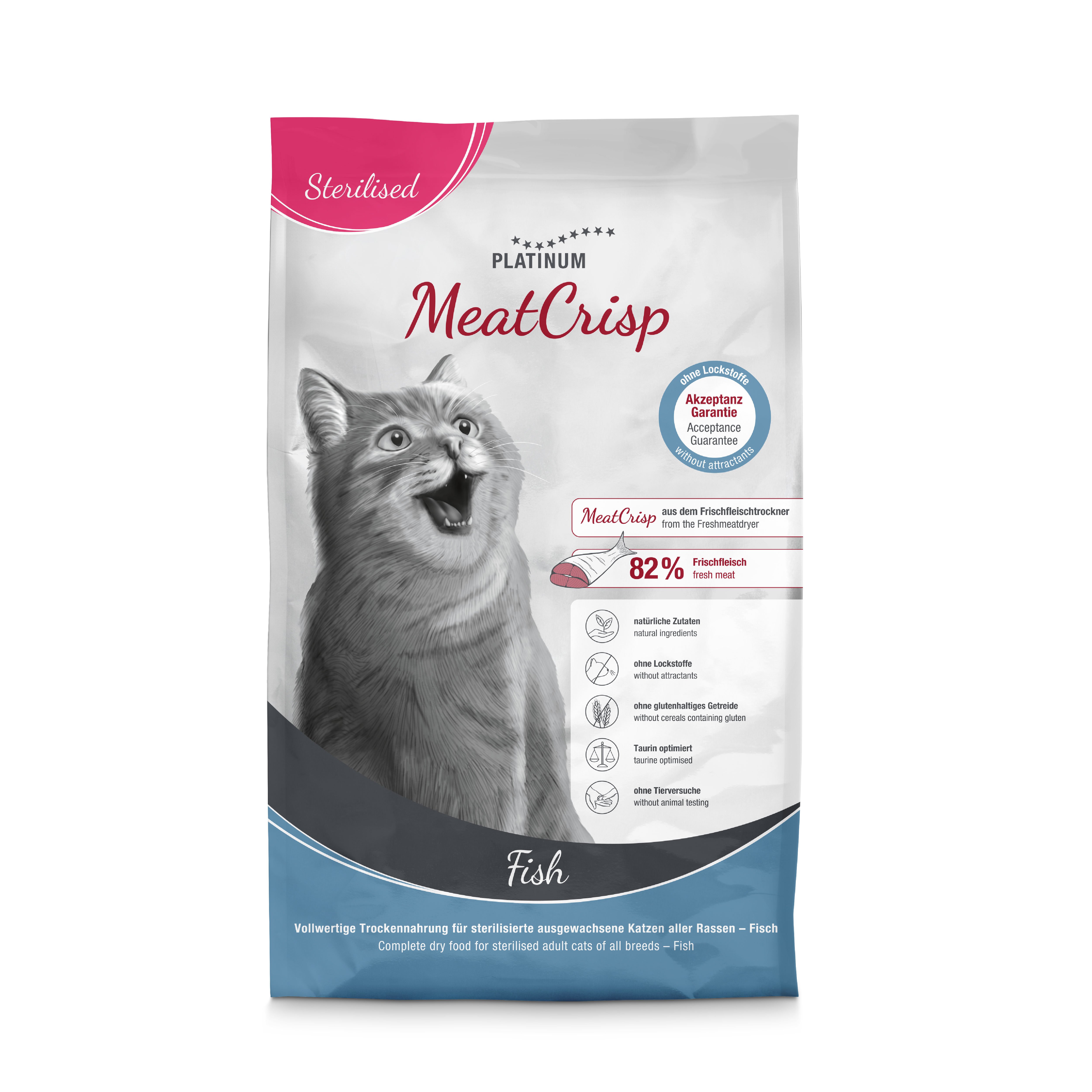 Platinum MeatCrisp Balıklı Kısır Kedi Maması 3kg
