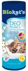 Biokats Deo Pearls kedi kumu parfümü çiçek esanslı 700gr