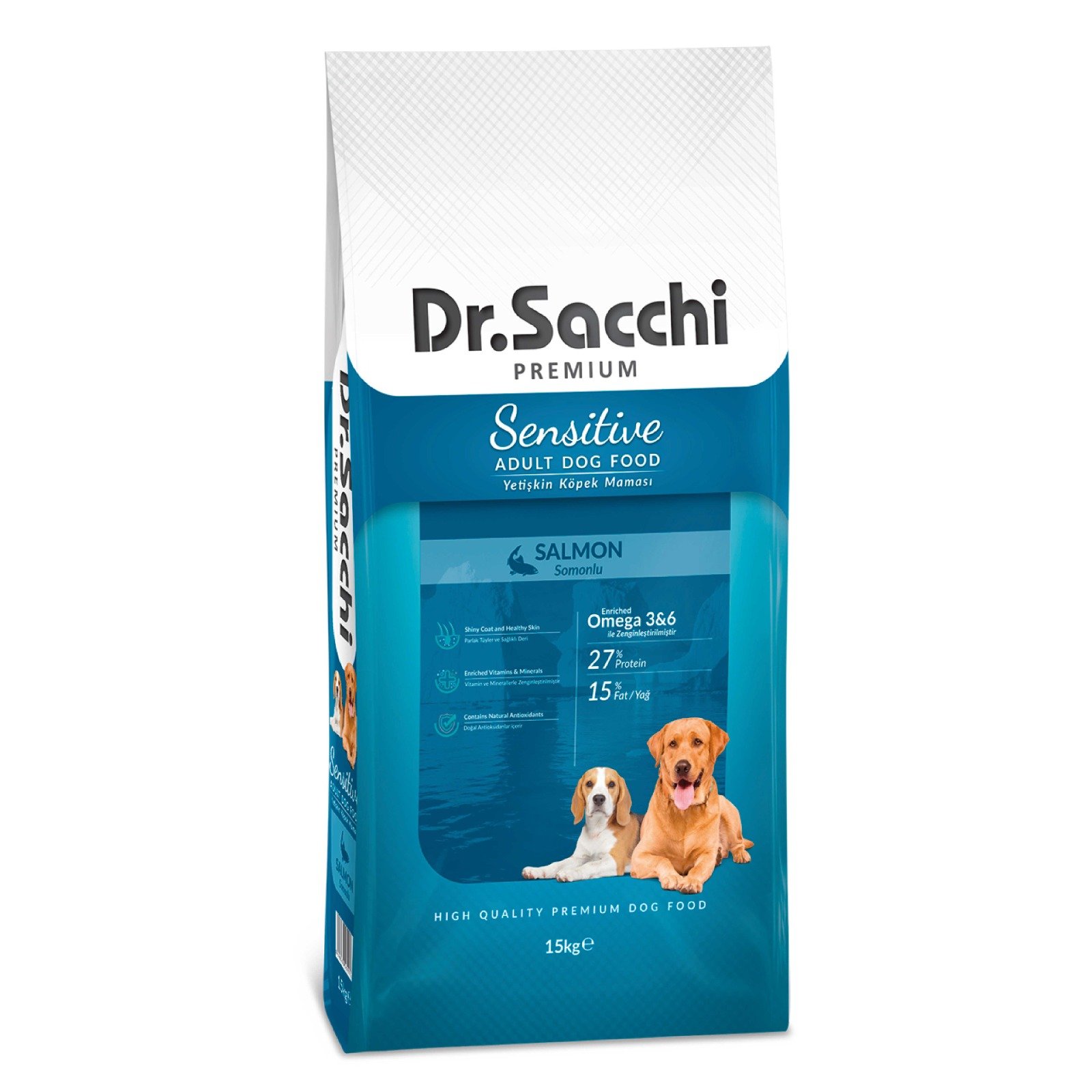 Dr.Sacchi  Salmon Yetişkin Köpek Maması 15kg