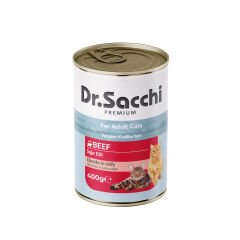 Dr.Sacchi Konserve Kedi Sığır Etli 400gr